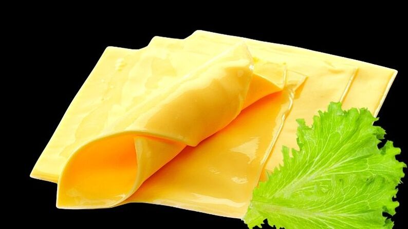 el queso derretido está prohibido en la dieta del kéfir