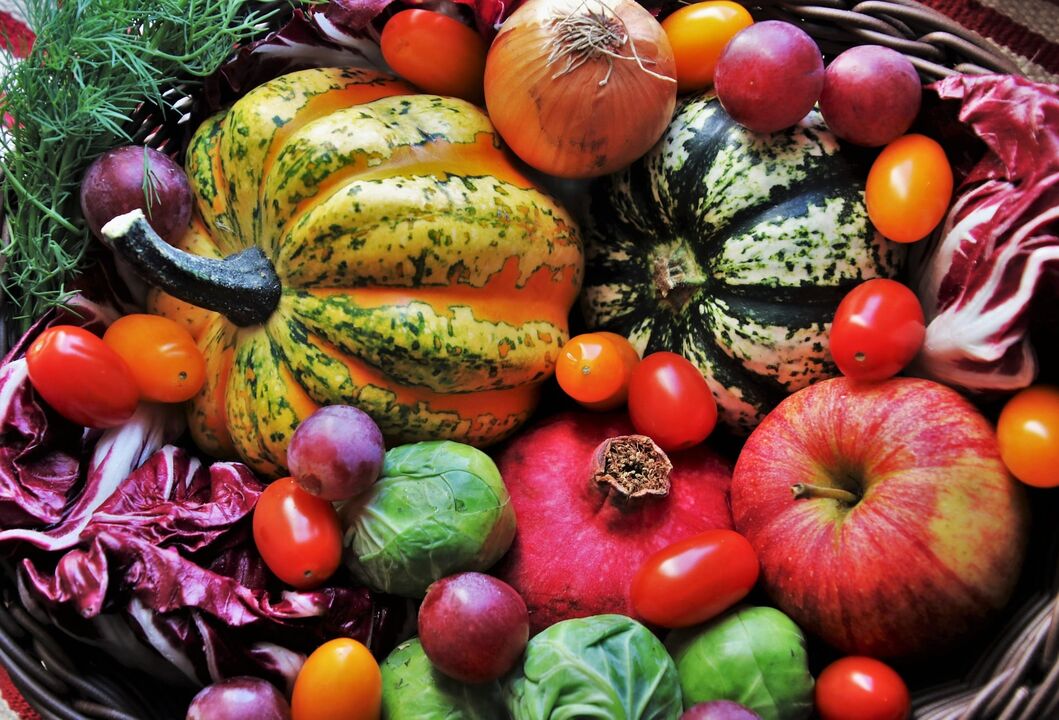 La dieta de las personas con el grupo sanguíneo II debe consistir en verduras y frutas. 